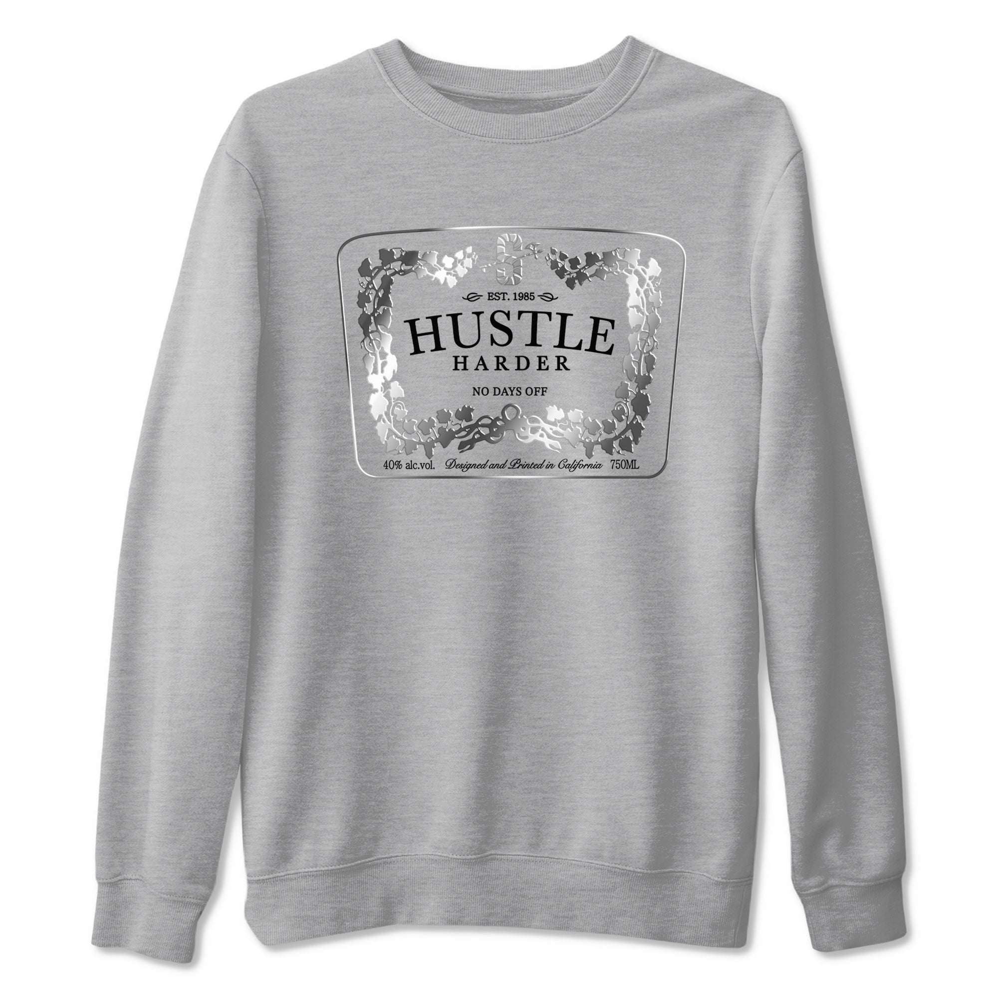 Adidas AE 1 Silver Metallic shirts to match jordans Hustle Harder sneaker match tees AE 1 Silver Metallic match shoes to clothes SNRT Sneaker Tees unisex cotton Heather Grey 2 shirts