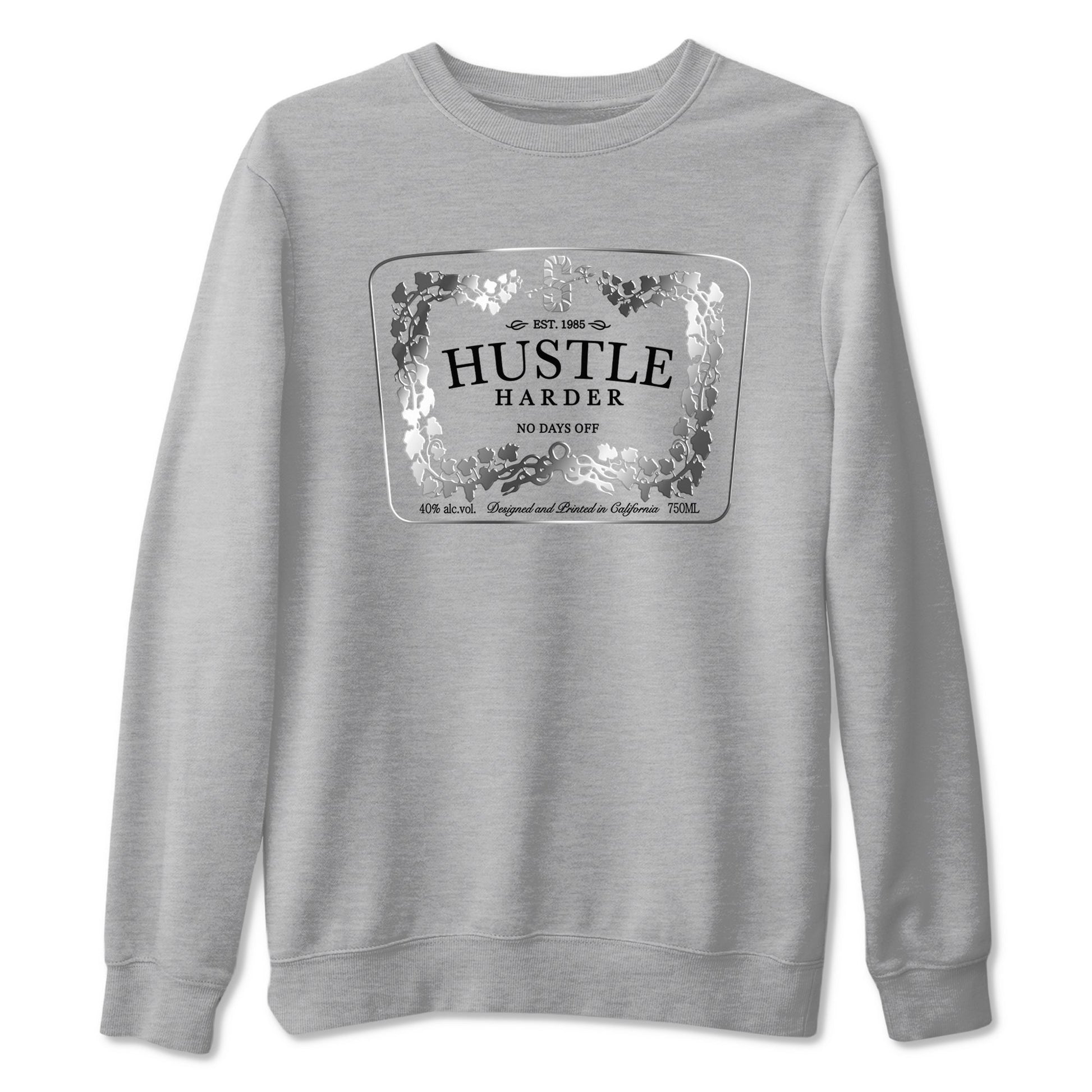 Adidas AE 1 Silver Metallic shirts to match jordans Hustle Harder sneaker match tees AE 1 Silver Metallic match shoes to clothes SNRT Sneaker Tees unisex cotton Heather Grey 2 shirts