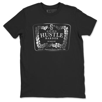Adidas AE 1 Silver Metallic shirts to match jordans Hustle Harder sneaker match tees AE 1 Silver Metallic match shoes to clothes SNRT Sneaker Tees unisex cotton Black 2 shirts