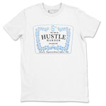 11 Columbia shirts to match jordans Hustle Harder sneaker match tees 11s Retro Legend Blue Columbia SNRT Sneaker Release Tees unisex cotton White 2 crew neck shirts