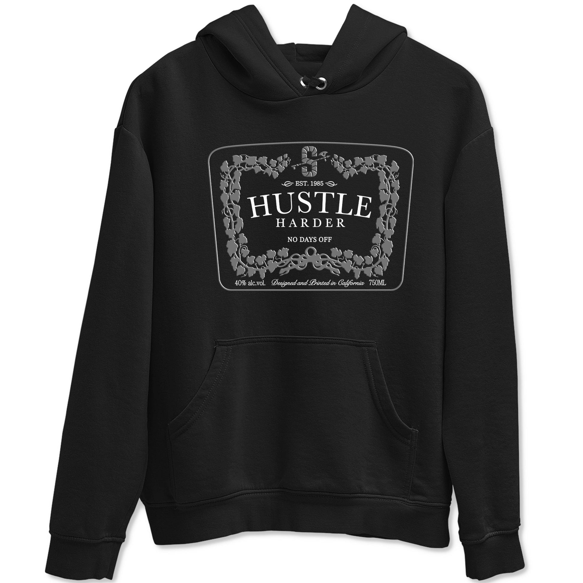 12s Black Wolf Grey shirts to match jordans Hustle Harder sneaker match tees Air Jordan 12 Black Wolf Grey match shoes to clothes SNRT Sneaker Tees unisex cotton Black 2 shirts