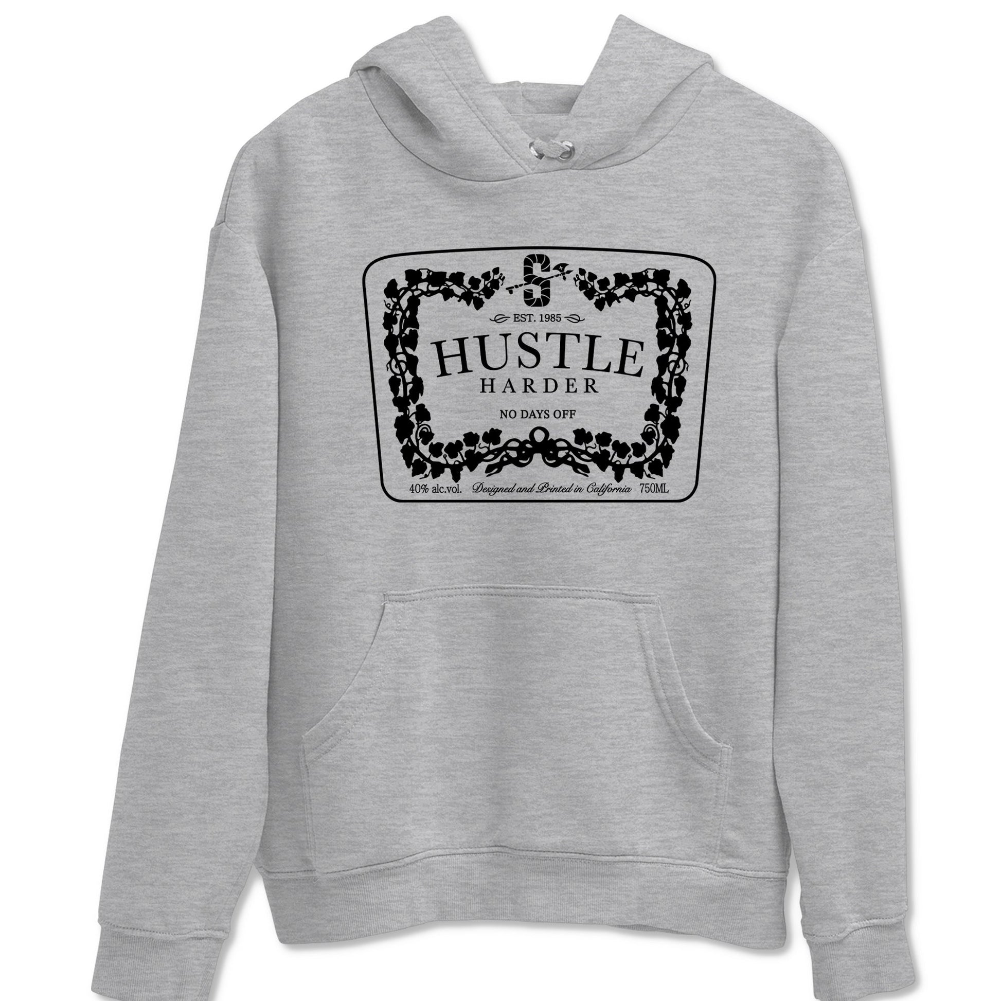 12s Black Wolf Grey shirts to match jordans Hustle Harder sneaker match tees Air Jordan 12 Black Wolf Grey match shoes to clothes SNRT Sneaker Tees unisex cotton Heather Grey 2 shirts