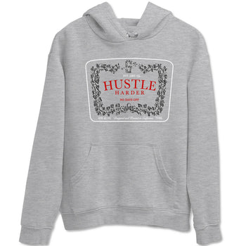 3s Cement Grey shirts to match jordans Hustle Harder sneaker match tees Air Jordan 3 Cement Grey SNRT Sneaker Release Tees unisex cotton Heather Grey 2 crew neck shirts