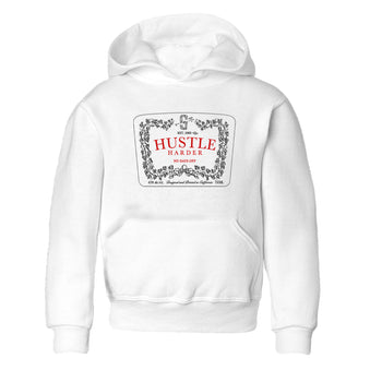3s Cement Grey shirts to match jordans Hustle Harder sneaker match tees Air Jordan 3 Cement Grey SNRT Sneaker Release Tees Youth Baby White 2 crew neck shirts