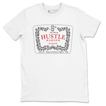 3s Cement Grey shirts to match jordans Hustle Harder sneaker match tees Air Jordan 3 Cement Grey SNRT Sneaker Release Tees unisex cotton White 2 crew neck shirts
