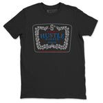 3s Rare Air shirts to match jordans Hustle Harder best t shirts to wear with jordans Air Jordan 3 OG Rare Air match shoes to clothes SNRT Sneaker Tees unisex cotton Black 2 shirts