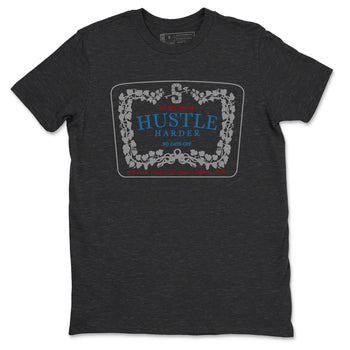 3s Rare Air shirts to match jordans Hustle Harder best t shirts to wear with jordans Air Jordan 3 OG Rare Air match shoes to clothes SNRT Sneaker Tees unisex cotton Charcoal Heather 2 shirts