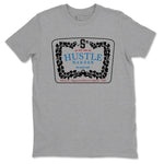 3s Rare Air shirts to match jordans Hustle Harder best t shirts to wear with jordans Air Jordan 3 OG Rare Air match shoes to clothes SNRT Sneaker Tees unisex cotton Heather Grey 2 shirts