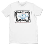 3s Rare Air shirts to match jordans Hustle Harder best t shirts to wear with jordans Air Jordan 3 OG Rare Air match shoes to clothes SNRT Sneaker Tees unisex cotton White 2 shirts