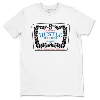 3s Rare Air shirts to match jordans Hustle Harder best t shirts to wear with jordans Air Jordan 3 OG Rare Air match shoes to clothes SNRT Sneaker Tees unisex cotton White 2 shirts