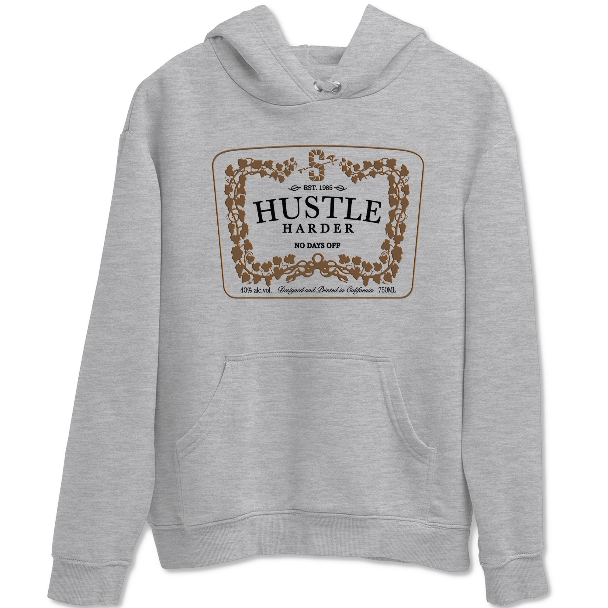 Jordan Jumpman Jack TR Travis Scott Dark Mocha shirts to match jordans Hustle Harder sneaker match tees Jordan Jumpman Jack Travis Scott Dark Mocha match shoes to clothes SNRT Sneaker Tees unisex cotton Heather Grey 2 shirts