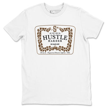 Jordan Jumpman Jack TR Travis Scott Dark Mocha shirts to match jordans Hustle Harder sneaker match tees Jordan Jumpman Jack Travis Scott Dark Mocha match shoes to clothes SNRT Sneaker Tees unisex cotton White 2 shirts