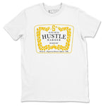 Dunk High Pollen shirts to match jordans Hustle Harder sneaker match tees Dunk High Pollen SNRT Sneaker Release Tees unisex cotton White 2 crew neck shirts