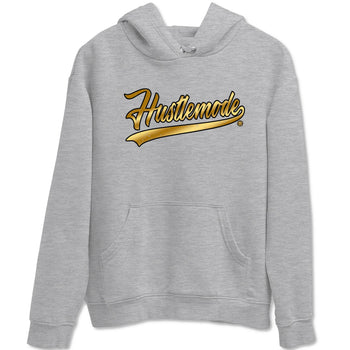 Air Jordan 1 High OG Black Metallic Gold shirts to match jordans Hustle Mode sneaker match tees Air Jordan 1 Retrp Black Metallic Gold Sneaker Shirts SNRT Sneaker Tees streetwear brand Heather Grey 2 unisex cotton tee