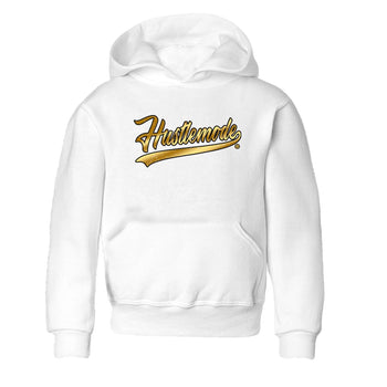 Air Jordan 1 High OG Black Metallic Gold shirts to match jordans Hustle Mode sneaker match tees Air Jordan 1 Retrp Black Metallic Gold Sneaker Shirts SNRT Sneaker Tees streetwear brand Baby and Youth White 2 cotton tee
