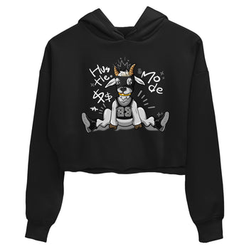 12s Black Wolf Grey shirts to match jordans Hustle Mode sneaker match tees Air Jordan 12 Black Wolf Grey match shoes to clothes SNRT Sneaker Tees unisex cotton Black 2 crop tee