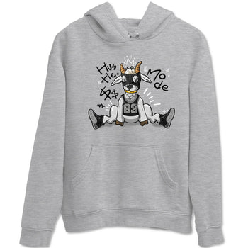 12s Black Wolf Grey shirts to match jordans Hustle Mode sneaker match tees Air Jordan 12 Black Wolf Grey match shoes to clothes SNRT Sneaker Tees unisex cotton Heather Grey 2 shirts