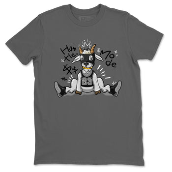 12s Black Wolf Grey shirts to match jordans Hustle Mode sneaker match tees Air Jordan 12 Black Wolf Grey match shoes to clothes SNRT Sneaker Tees unisex cotton Cool Grey 2 shirts