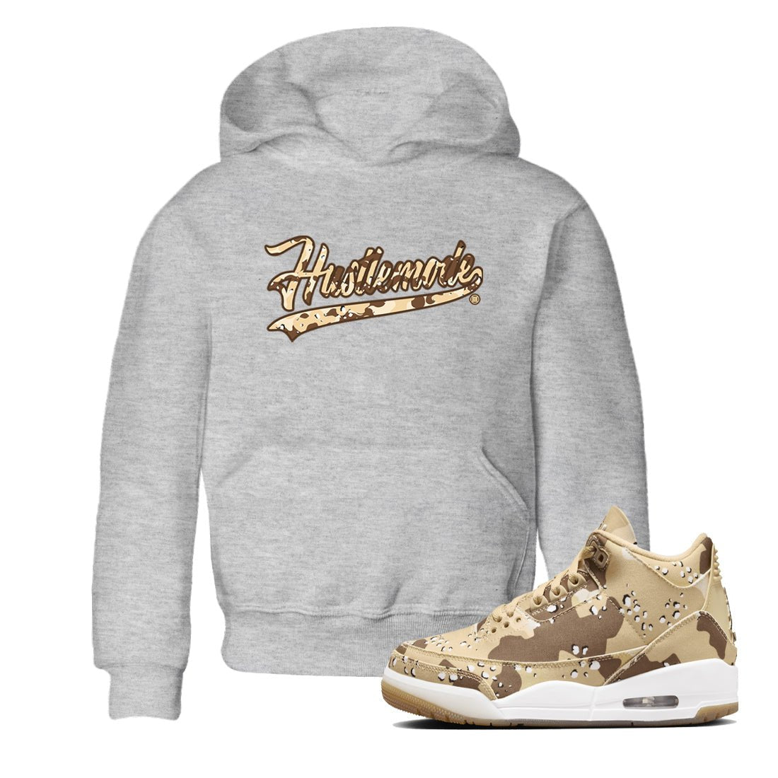 WNBA x Air Jordan 3 “Desert Camo” shirts to match jordans Hustle Mode sneaker match tees Air Jordan 3 Desert Camo SNRT Sneaker Release Tees Clothing Sneakerhead ShirtsBaby and Youth Heather Grey 1 cotton tee