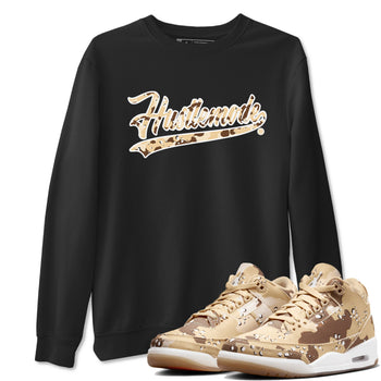 WNBA x Air Jordan 3 “Desert Camo” shirts to match jordans Hustle Mode sneaker match tees Air Jordan 3 Desert Camo SNRT Sneaker Release Tees Clothing Sneakerhead ShirtsBlack 1 unisex cotton tee