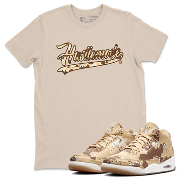 WNBA x Air Jordan 3 “Desert Camo” shirts to match jordans Hustle Mode sneaker match tees Air Jordan 3 Desert Camo SNRT Sneaker Release Tees Clothing Sneakerhead ShirtsSand 1 unisex cotton tee