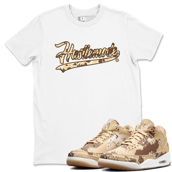 WNBA x Air Jordan 3 “Desert Camo” shirts to match jordans Hustle Mode sneaker match tees Air Jordan 3 Desert Camo SNRT Sneaker Release Tees Clothing Sneakerhead ShirtsWhite 1 unisex cotton tee