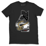 4s Fear shirts to match jordans Hustle Number 4 sneaker match tees Air Jordan 4 Fear SNRT Sneaker Release Tees unisex cotton Black 2 crew neck shirts