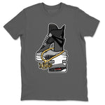 4s Fear shirts to match jordans Hustle Number 4 sneaker match tees Air Jordan 4 Fear SNRT Sneaker Release Tees unisex cotton Cool Grey 2 crew neck shirts