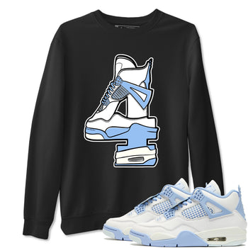 4s Forget Me Not shirts to match jordans Hustle Number 4 graphic tees Air Jordan 4 Forget Me Not match shoes to clothes SNRT Sneaker Tees unisex cotton Black 1 shirts