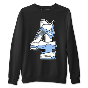 4s Forget Me Not shirts to match jordans Hustle Number 4 graphic tees Air Jordan 4 Forget Me Not match shoes to clothes SNRT Sneaker Tees unisex cotton Black 2 shirts