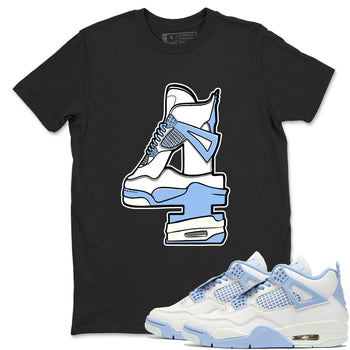 4s Forget Me Not shirts to match jordans Hustle Number 4 graphic tees Air Jordan 4 Forget Me Not match shoes to clothes SNRT Sneaker Tees unisex cotton Black 1 shirts