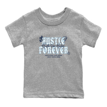 1s Obsidian shirts to match jordans Hustle Over Haters shirts to match Jordans AJ1 Retro Low OG Obsidian match shoes to clothes SNRT Sneaker Tees Youth Baby Heather Grey 2 tee