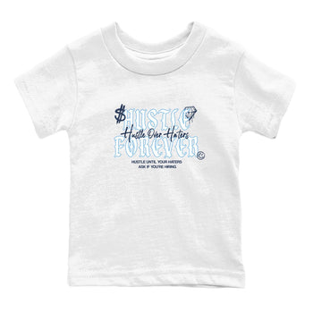 1s Obsidian shirts to match jordans Hustle Over Haters shirts to match Jordans AJ1 Retro Low OG Obsidian match shoes to clothes SNRT Sneaker Tees Youth Baby White 2 tee