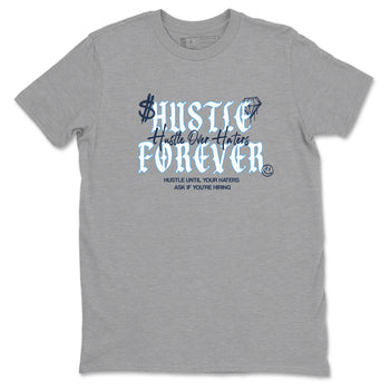 1s Obsidian shirts to match jordans Hustle Over Haters shirts to match Jordans AJ1 Retro Low OG Obsidian match shoes to clothes SNRT Sneaker Tees unisex cotton Heather Grey 2 shirts