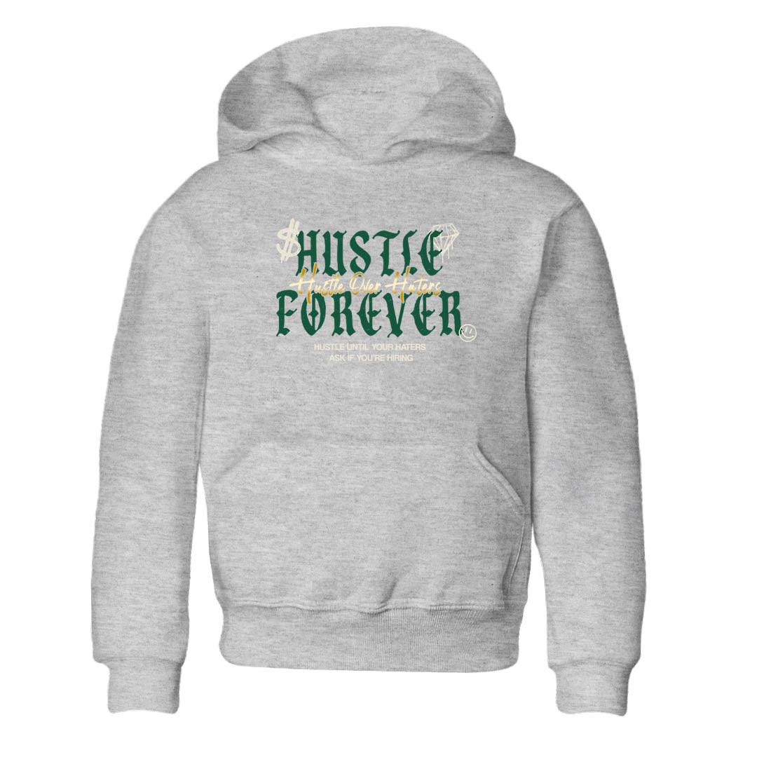 Sneaker Threads – Sneaker Tees To Match Air Jordan 1 Pro Green – Hustle Over haters Youth Graphic Tee Heather Grey 2. Perfect for Jordan releases 2025 colorways.
