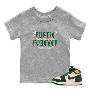 Sneaker Threads – Sneaker Tees To Match Air Jordan 1 Pro Green – Hustle Over haters Youth Graphic Tee Heather Grey 1. Perfect for Jordan releases 2025 colorways.