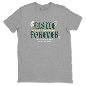 Sneaker Threads – Sneaker Tees To Match Air Jordan 1 Pro Green – Hustle Over haters Graphic Tee Heather Grey 2. Perfect for Jordan releases 2025 colorways.