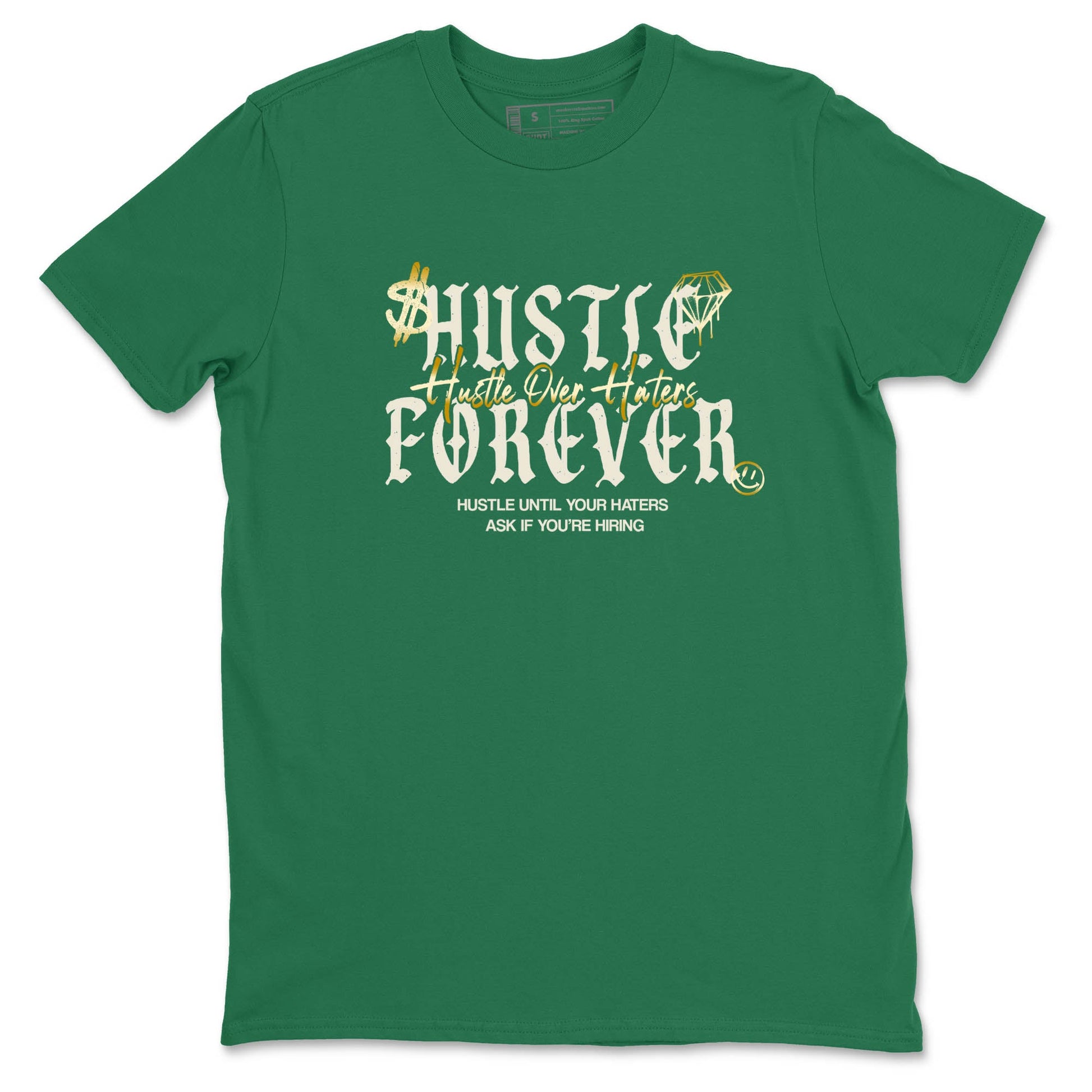 Sneaker Threads – Sneaker Tees To Match Air Jordan 1 Pro Green – Hustle Over haters Graphic Tee Kelly Green 2. Perfect for Jordan releases 2025 colorways.