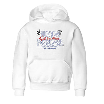 1s Rare Air shirts to match jordans Hustle Over Haters sneaker match tees Air Jordan 1 High OG Rare Air Deep Royal Blue match shoes to clothes SNRT Sneaker Tees Youth Baby White 2 tee