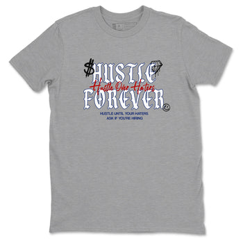1s Rare Air shirts to match jordans Hustle Over Haters sneaker match tees Air Jordan 1 High OG Rare Air Deep Royal Blue match shoes to clothes SNRT Sneaker Tees unisex cotton Heather Grey 2 shirts