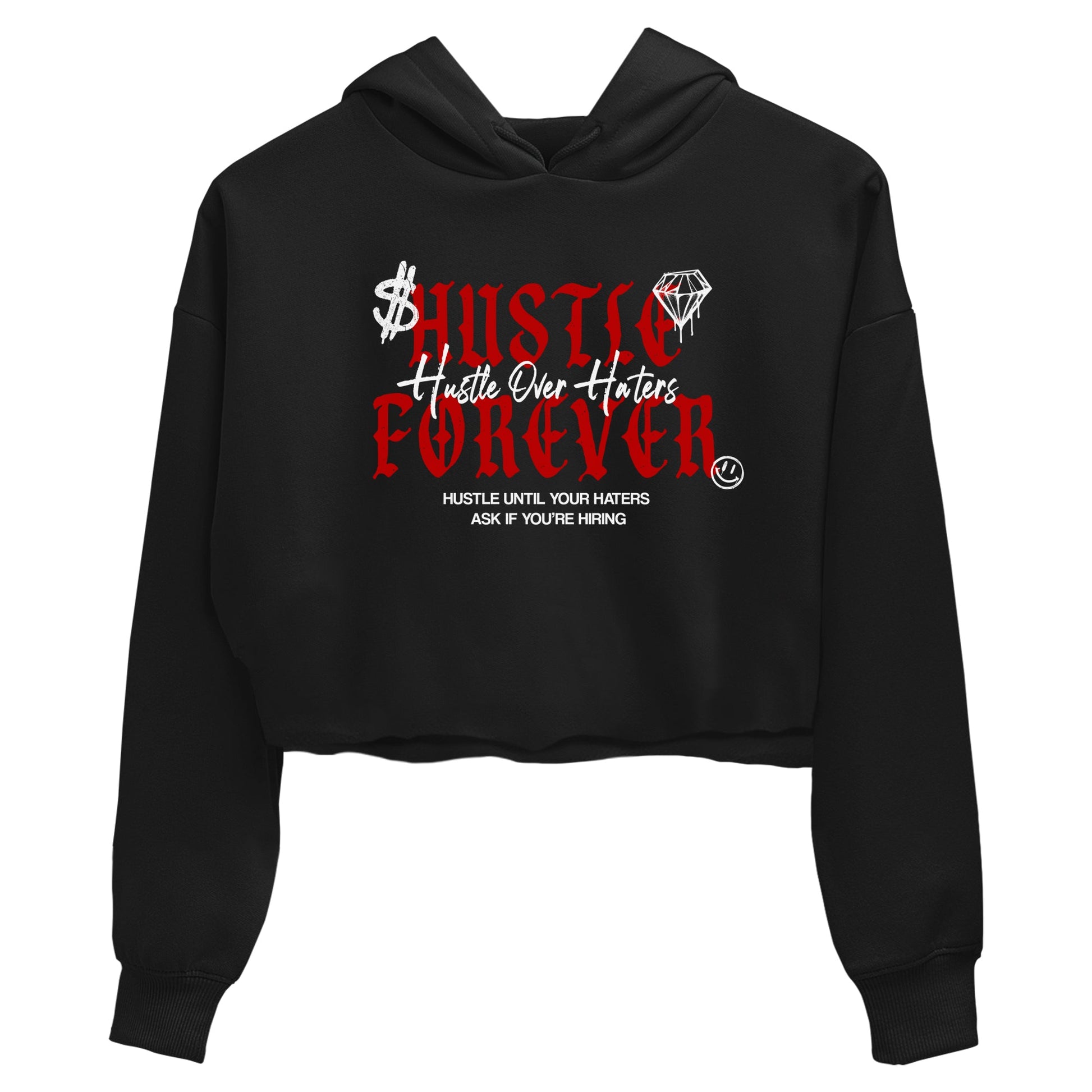 11s Bred shirts to match jordans Hustle Over Haters sneaker match tees Air Jordan 11 Retro Bred match shoes to clothes SNRT Sneaker Tees unisex cotton Black 2 crop tee