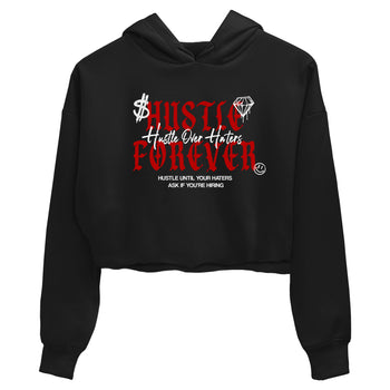 11s Bred shirts to match jordans Hustle Over Haters sneaker match tees Air Jordan 11 Retro Bred match shoes to clothes SNRT Sneaker Tees unisex cotton Black 2 crop tee