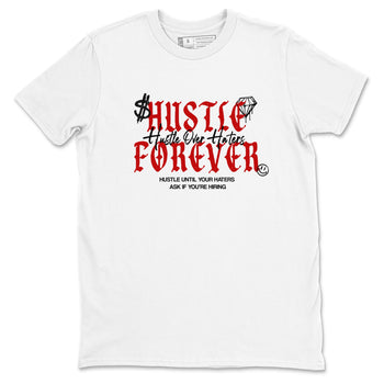11s Bred shirts to match jordans Hustle Over Haters sneaker match tees Air Jordan 11 Retro Bred match shoes to clothes SNRT Sneaker Tees unisex cotton White 2 shirts