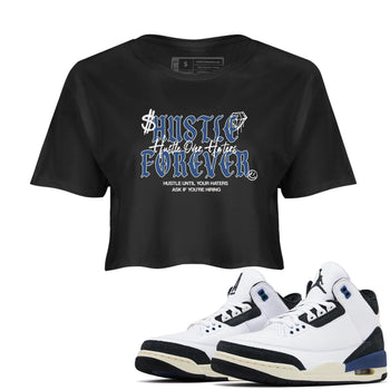 3s For The Love to match jordans Hustle Over Haters sneaker match tees A Ma Maniere For The Love match shoes to clothes SNRT Sneaker Tees unisex cotton Black 1 crop tee