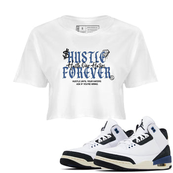 3s For The Love to match jordans Hustle Over Haters sneaker match tees A Ma Maniere For The Love match shoes to clothes SNRT Sneaker Tees unisex cotton White 1 crop tee