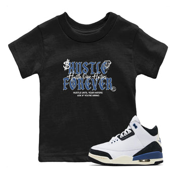 3s For The Love to match jordans Hustle Over Haters sneaker match tees A Ma Maniere For The Love match shoes to clothes SNRT Sneaker Tees Youth Baby Black 1 tee
