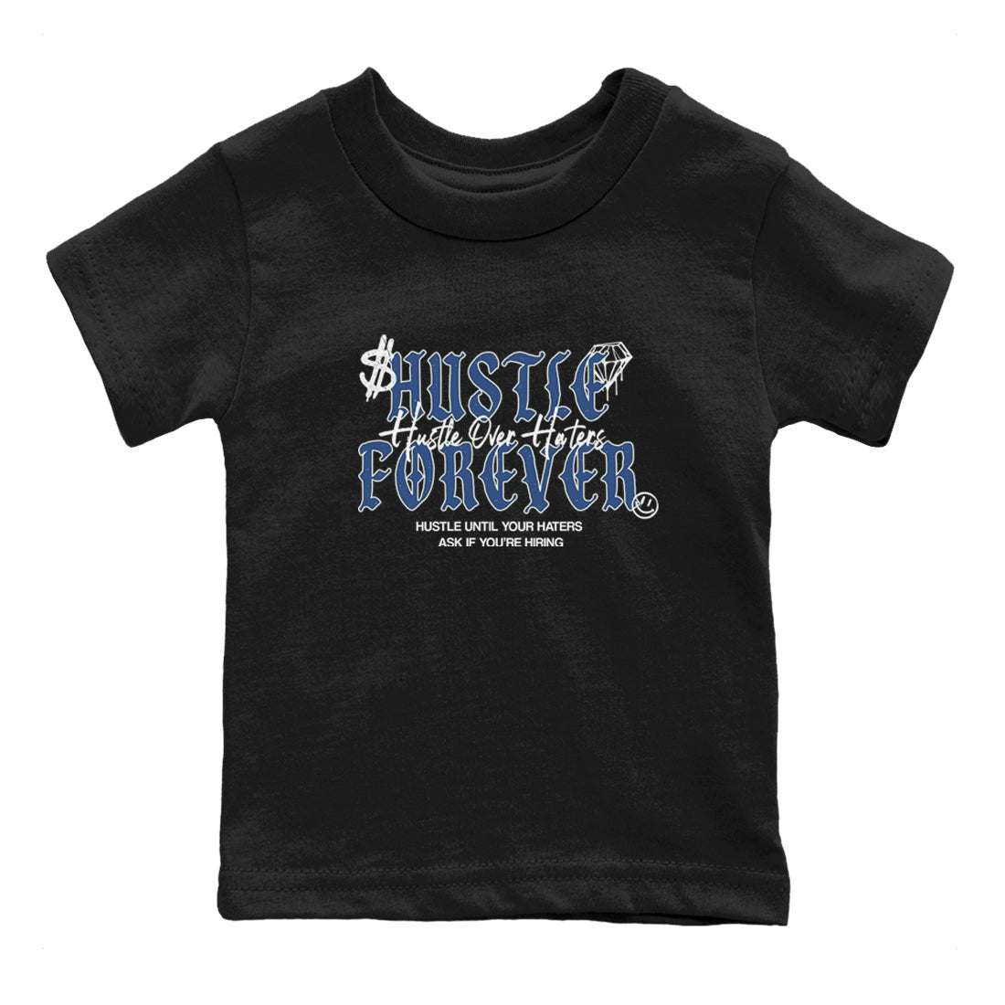 3s For The Love to match jordans Hustle Over Haters sneaker match tees A Ma Maniere For The Love match shoes to clothes SNRT Sneaker Tees Youth Baby Black 2 tee
