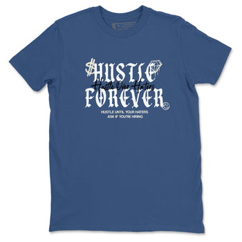 3s For The Love to match jordans Hustle Over Haters sneaker match tees A Ma Maniere For The Love match shoes to clothes SNRT Sneaker Tees unisex cotton Denim Blue 2 shirts