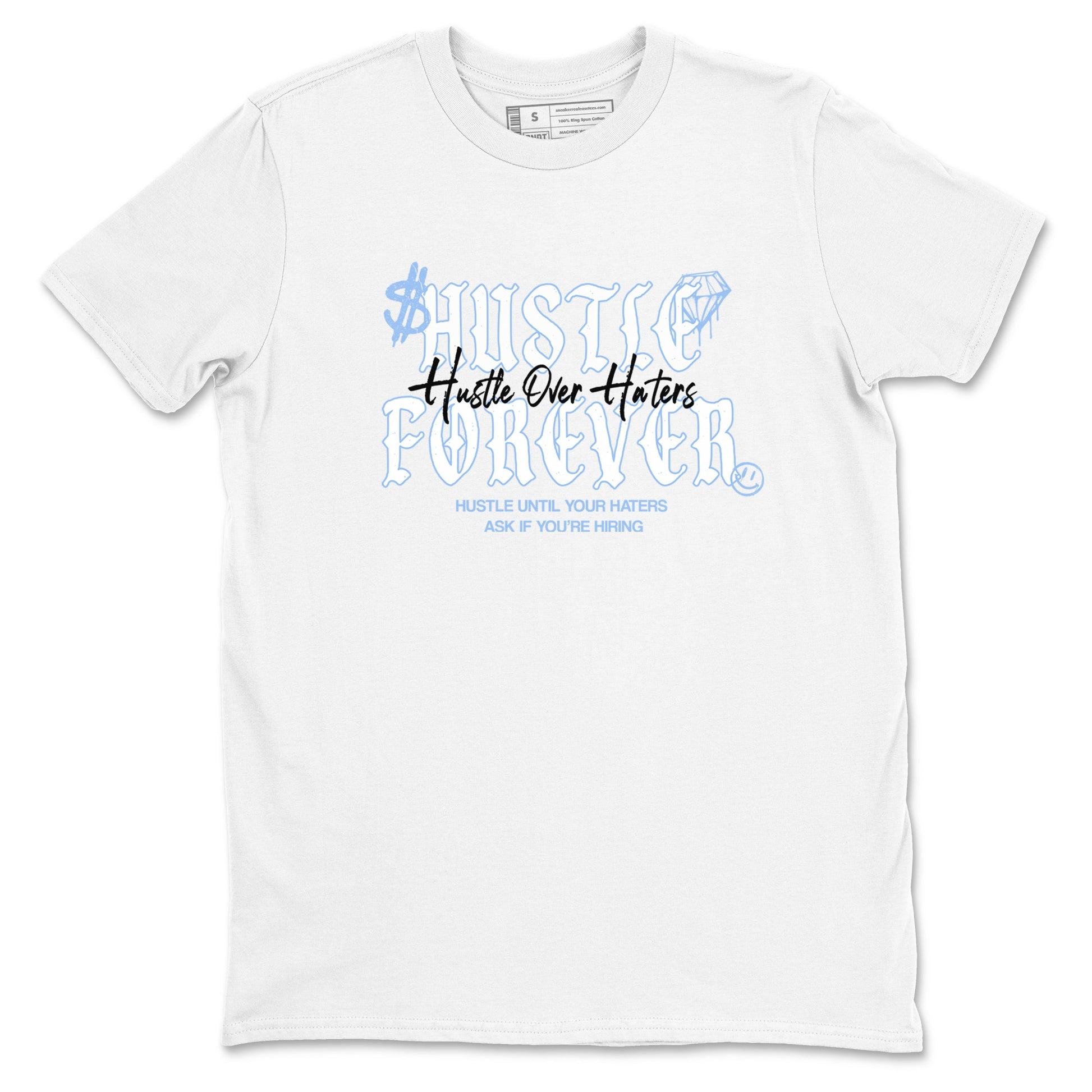 4s Forget Me Not shirts to match jordans Hustle Over Haters sneaker match tees Air Jordan 4 WMNS Aluminummatch shoes to clothes SNRT Sneaker Tees unisex cotton White 2 shirts