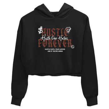 Sneaker match tees – Sneaker Tees To Match Dunk Low Football Shoes – Hustle Over Haters Crop T-Shirt Black 2